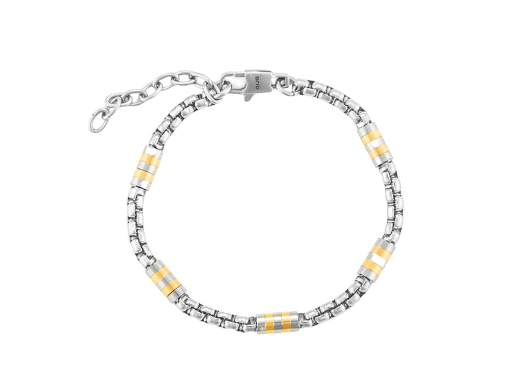 Bracciale Uomo 4US Cesare Paciotti Barilotti Acciaio Bicolore 4UBR7036
