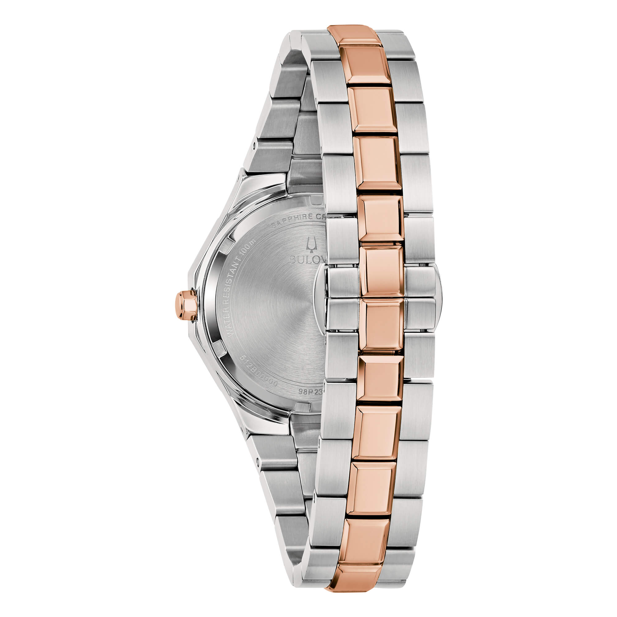 Orologio Donna Bulova Octagon Madreperla Diamanti Bianchi 98P235