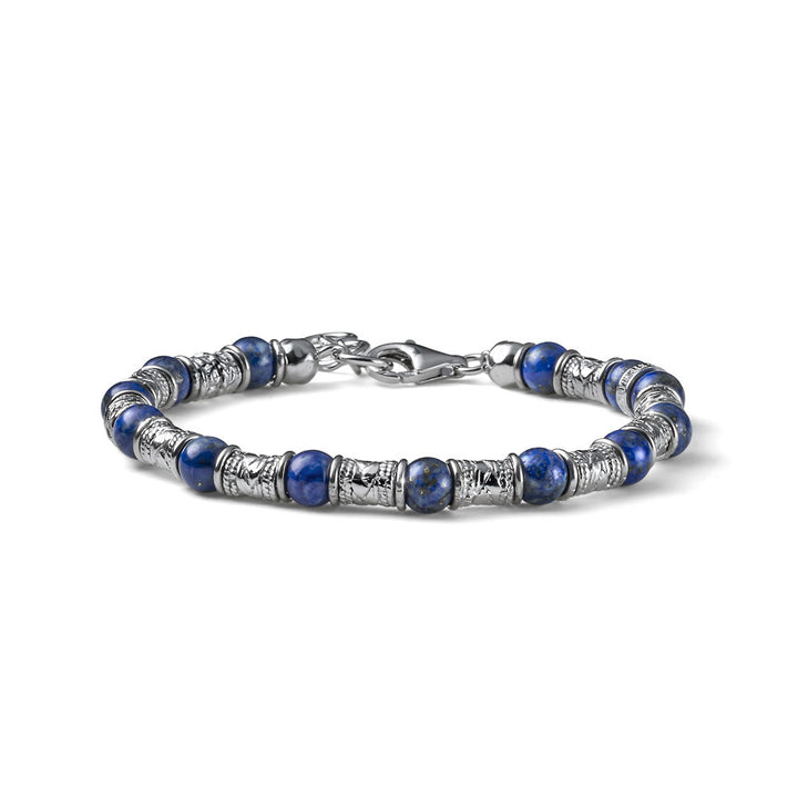 Bracciale Uomo Maria Cristina Sterling Argento 925 Blu Cobalto G4557