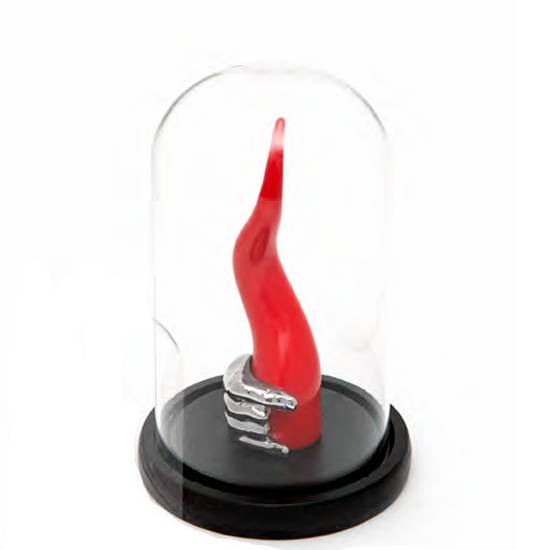 Corno Sequenze Rosso Mano Sciò 21 cm SQ2565/2