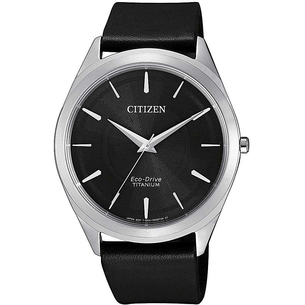 Orologio Uomo Acciaio Citizen Supertitanio Slim Solo Tempo Eco Drive BJ6520-15E