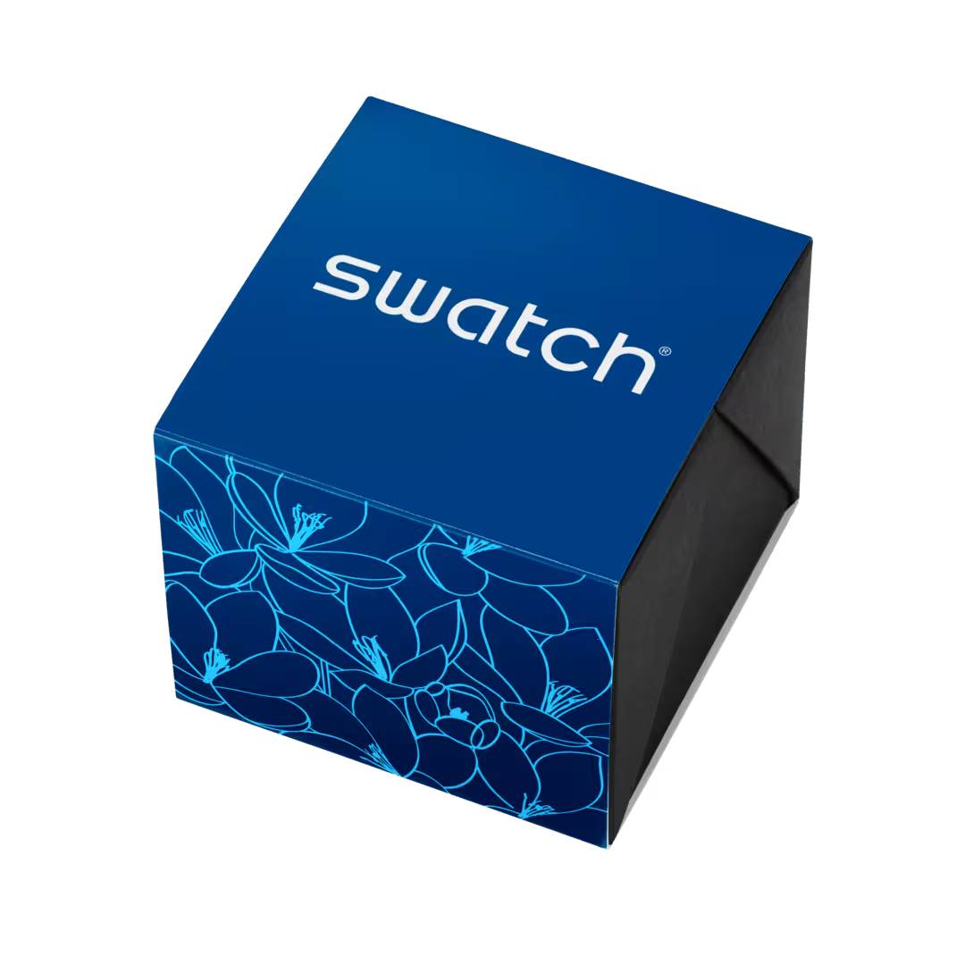 Orologio Donna Swatch PETAL FRENZY Blu Quarzo Acciaio YLS235G