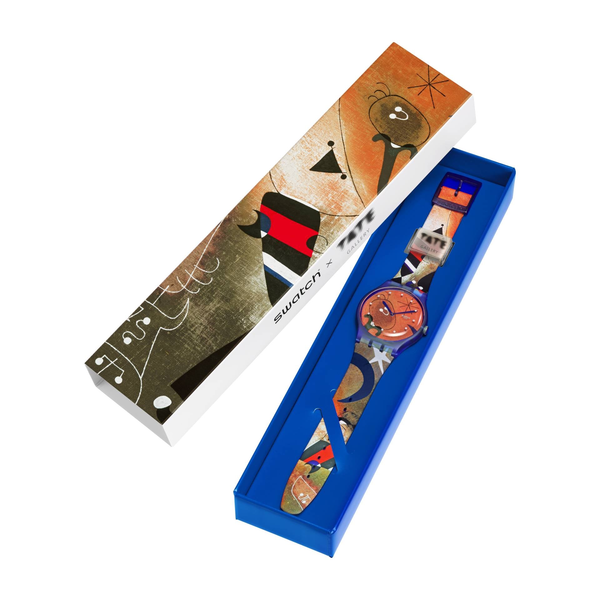 Orologio Unisex Swatch Miro's Women & Bird In The Moonlight SO29Z136