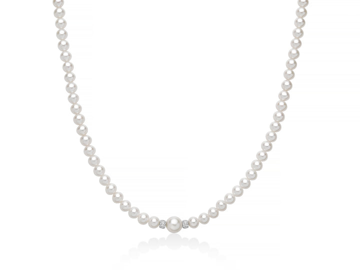 Collana Donna Miluna Perle Argento 925 Topazi PCL6897