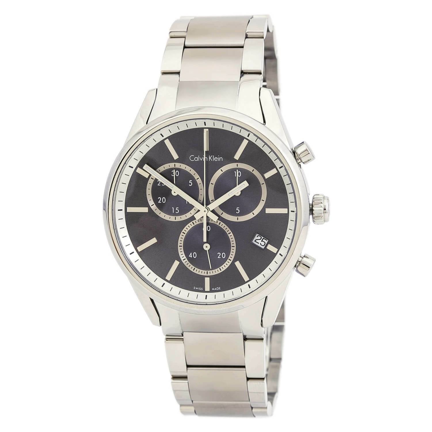 Orologio Uomo Acciaio Calvin Klein Formality Quarzo Cronografo Nero Data
