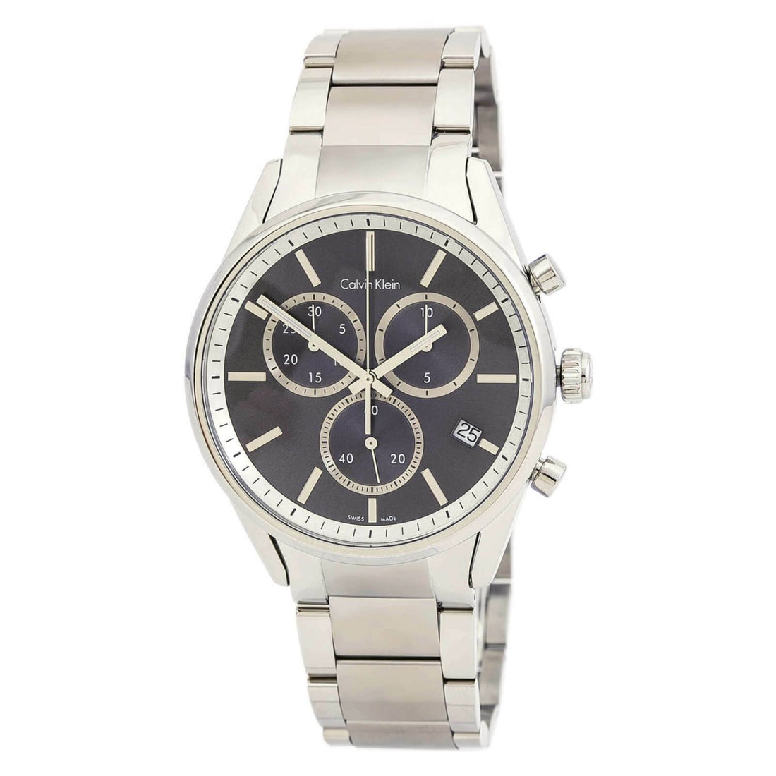 Orologio Uomo Acciaio Calvin Klein Formality Quarzo Cronografo Nero Data