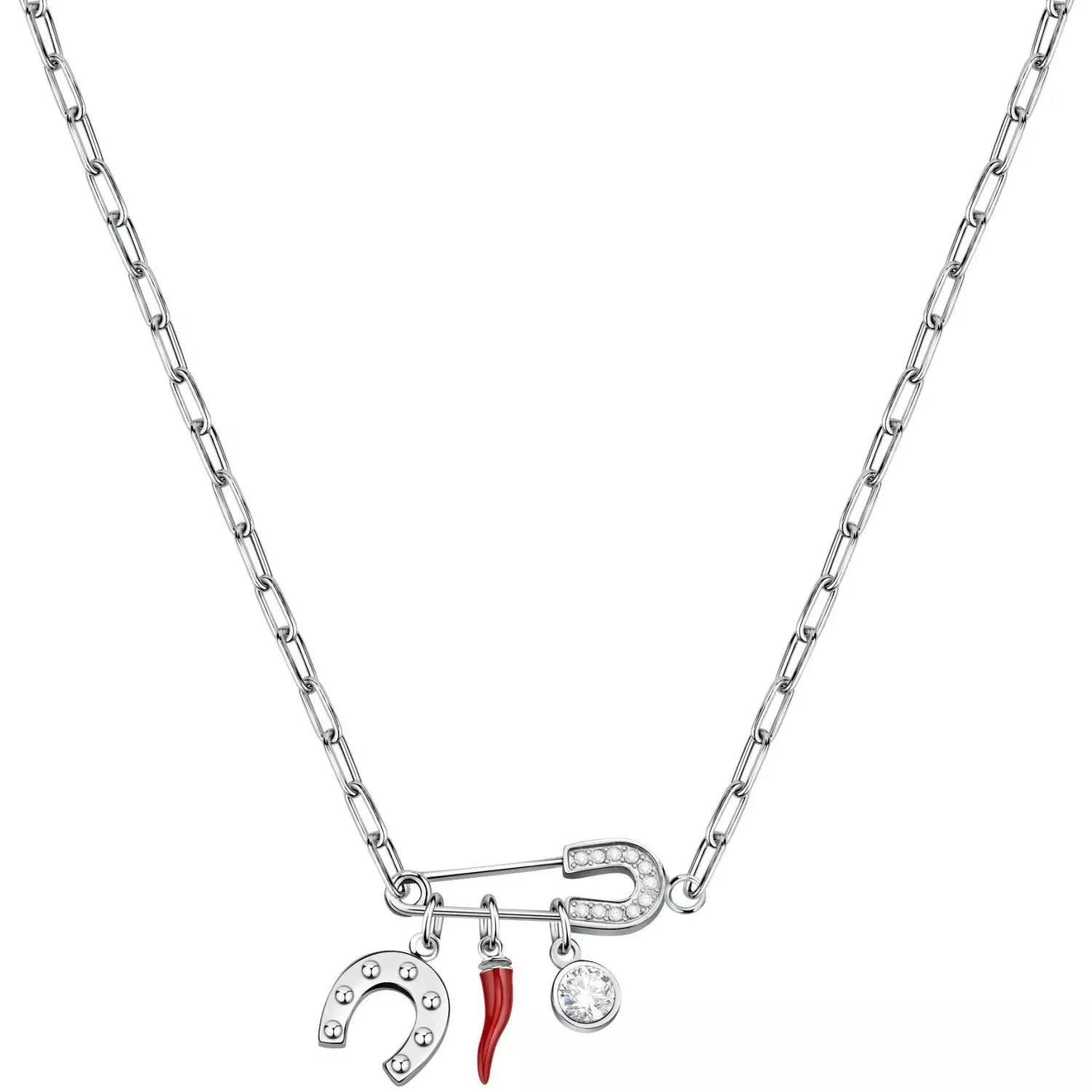 Collana Donna La Petite Story Acciaio Charm Amuleti Friendship LPS10ARR02