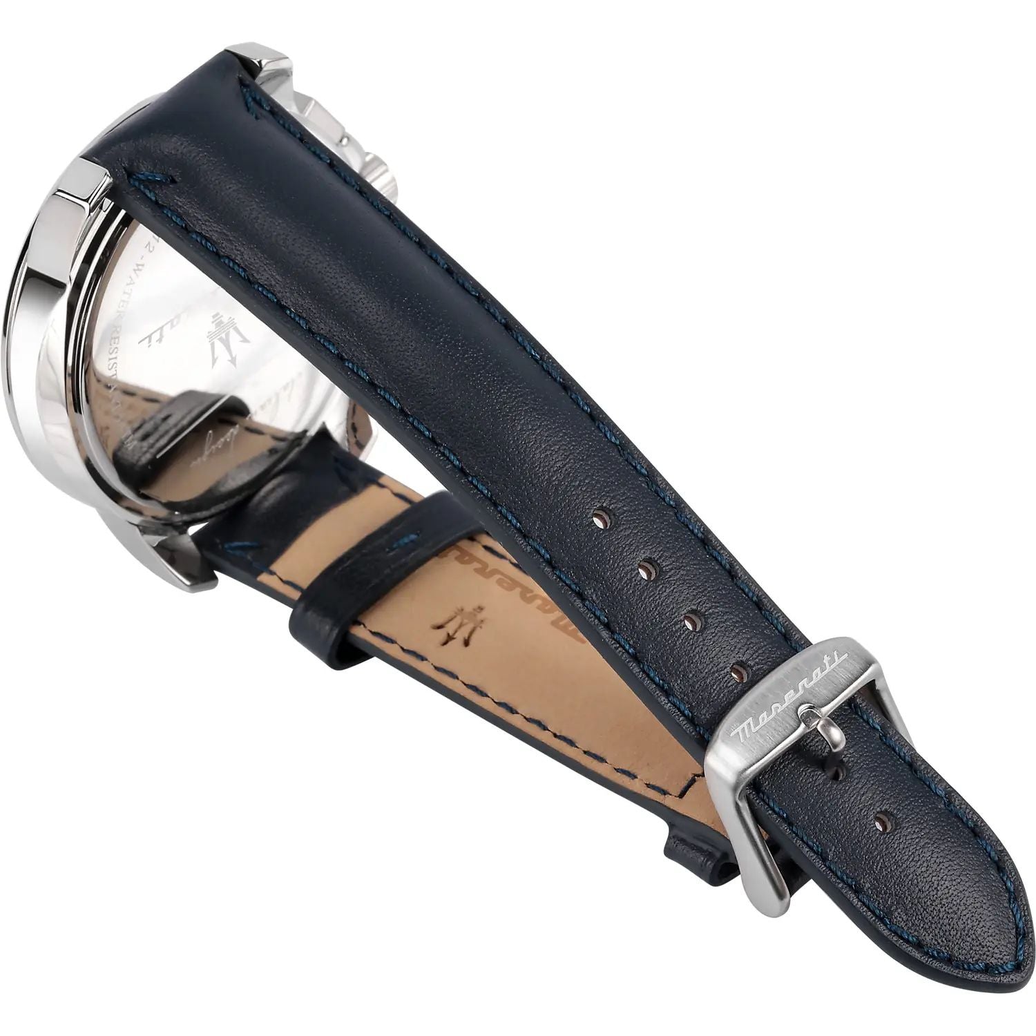 Orologio Uomo Maserati Acciaio Quarzo Solo Tempo Blu Numeri R8851121003