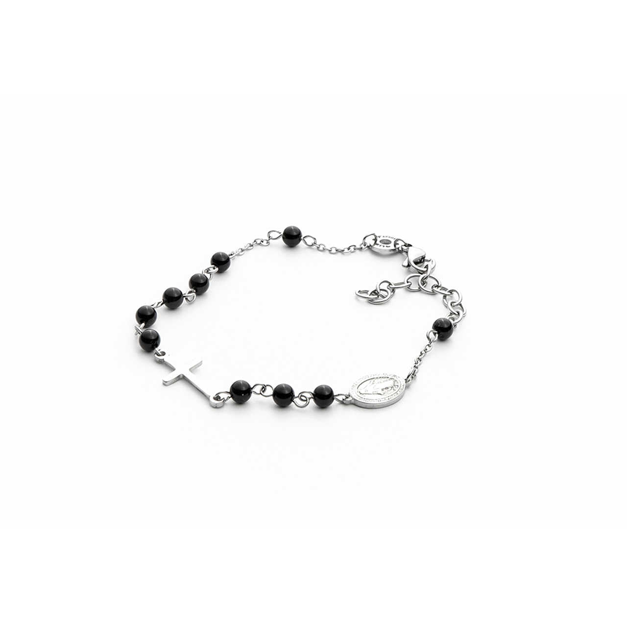 Bracciale Uomo Acciaio 4US Cesare Paciotti Rosario  4UBR3749