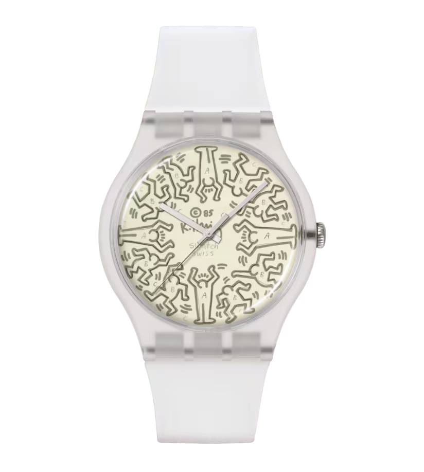 Orologio Unisex Swatch FROM THE ARCHIVE Keith Haring SO29Z145
