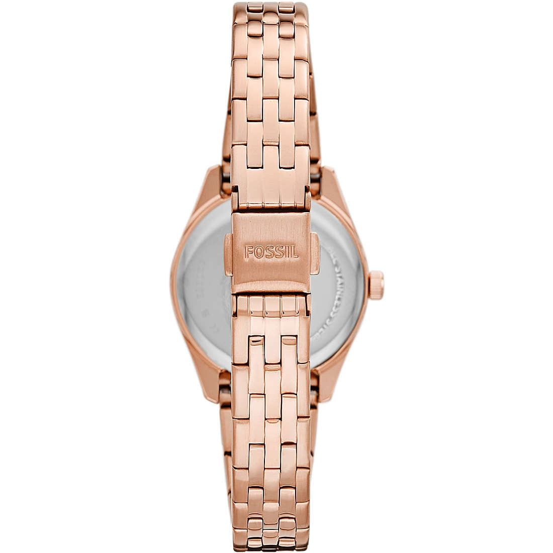 Orologio Donna Fossil acciaio Rosa con ghiera zirconata ES5038