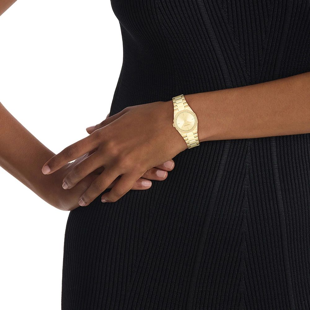 Orologio Donna Acciaio Oro Calvin Klein Quarzo Solo Tempo 25100142