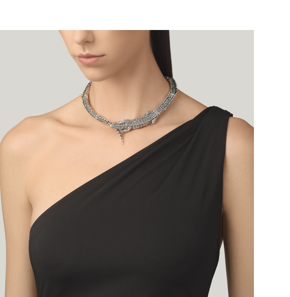 Collana Donna Giovanni Raspini Argento 925 Coccodrillo 12265