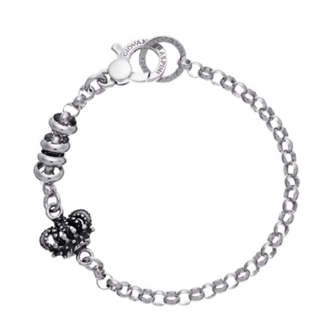 Bracciale Argento Base Roulette Corona Donna Giovanni Raspini 20 cm