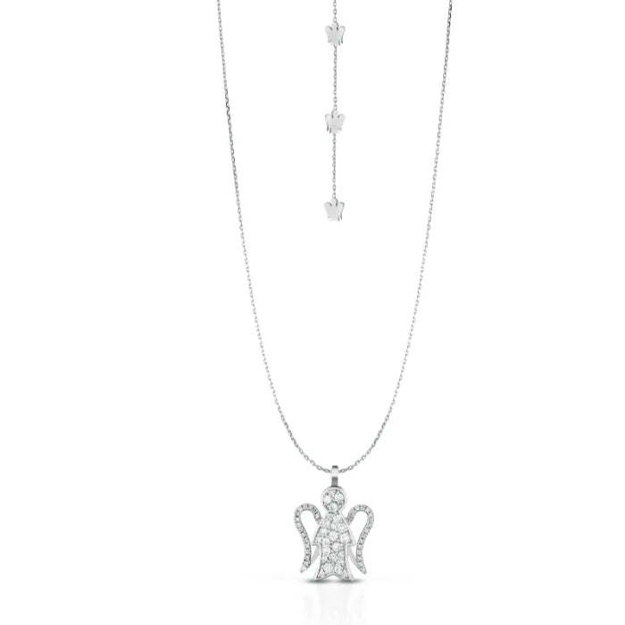 Collana Donna Roberto Giannotti Angelo Oro 18 KT Diamanti Bianchi PZ675