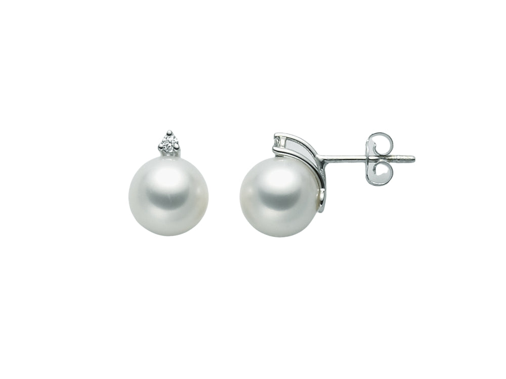 Orecchini Donna  Miluna oro 375 Perla e diamante PER1775X