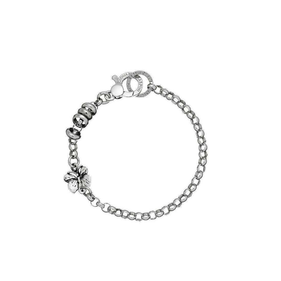 Bracciale Argento Base Roulette Farfalla Donna Giovanni Raspini