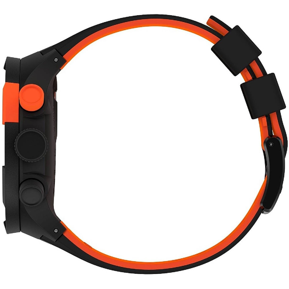 Orologio Uomo Silicone Gomma Swatch Quarzo Big Bold Cronografo Nero SB02B402