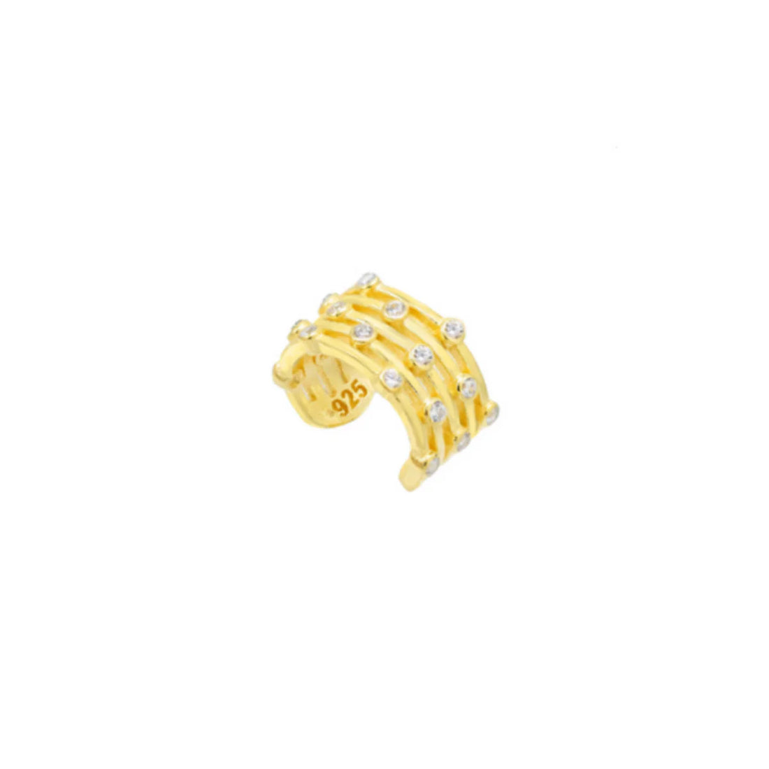 Orecchini Donna Laura P. Argento Dorato 925 Earcuff  EA0012GB