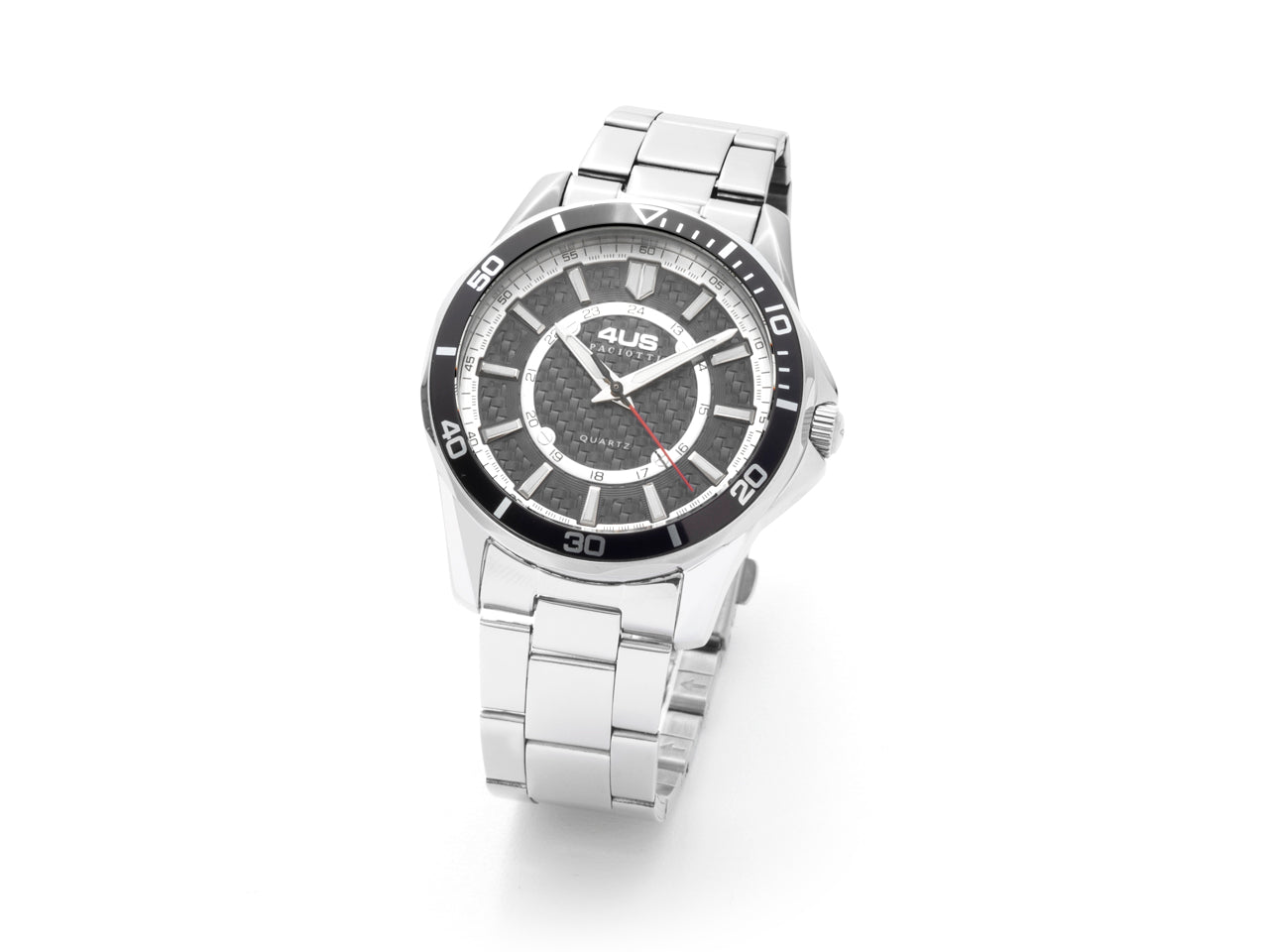 Orologio Uomo 4US Cesare Paciotti Acciaio Quarzo Nero T4LS352