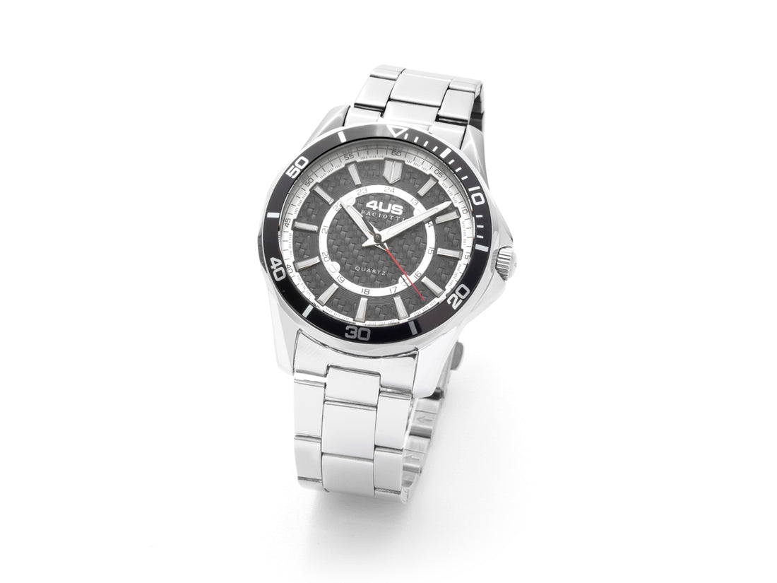 Orologio Uomo 4US Cesare Paciotti Acciaio Quarzo Nero T4LS352