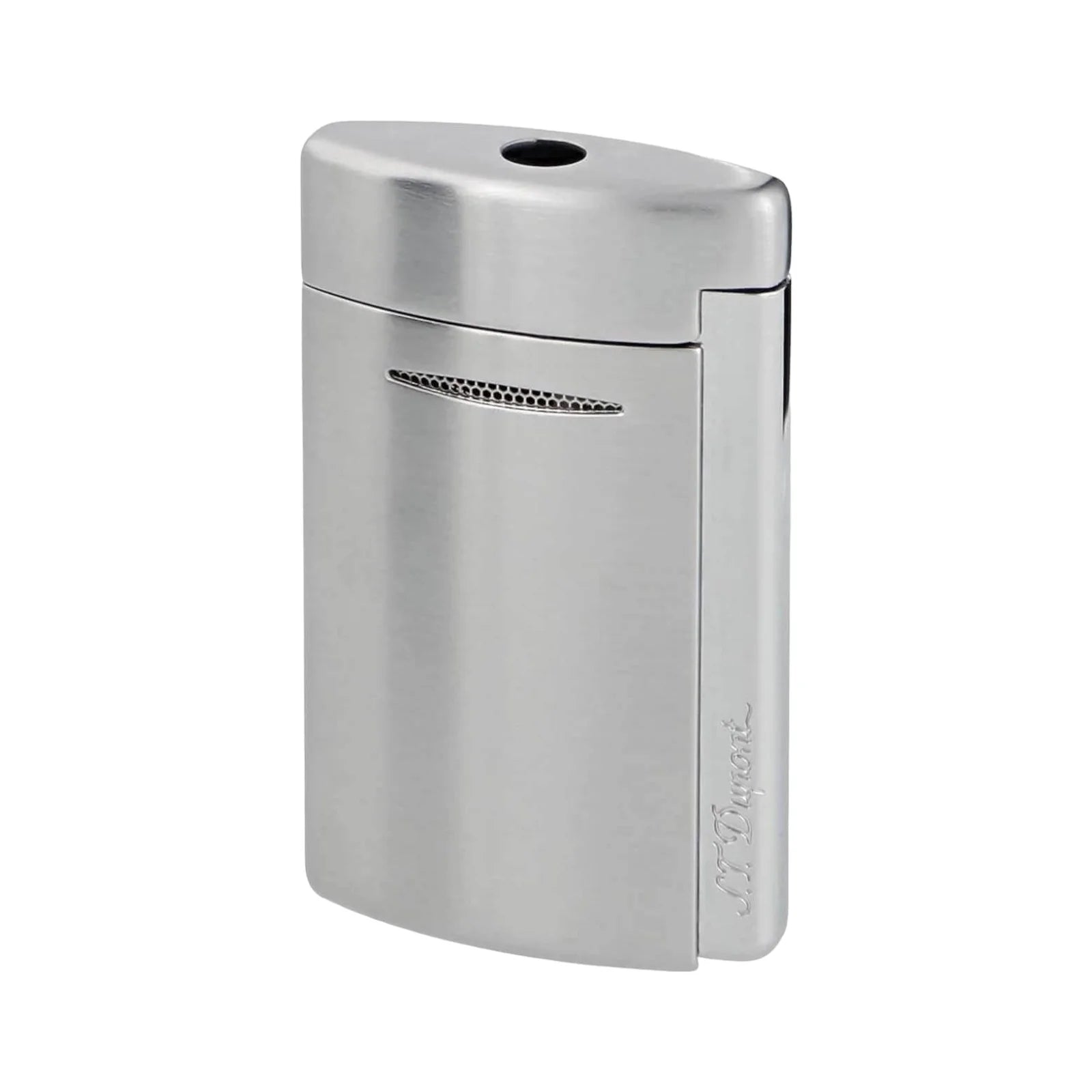 Accendino Uomo Dupont MiniJet Acciaio Lucido Satinato 010887