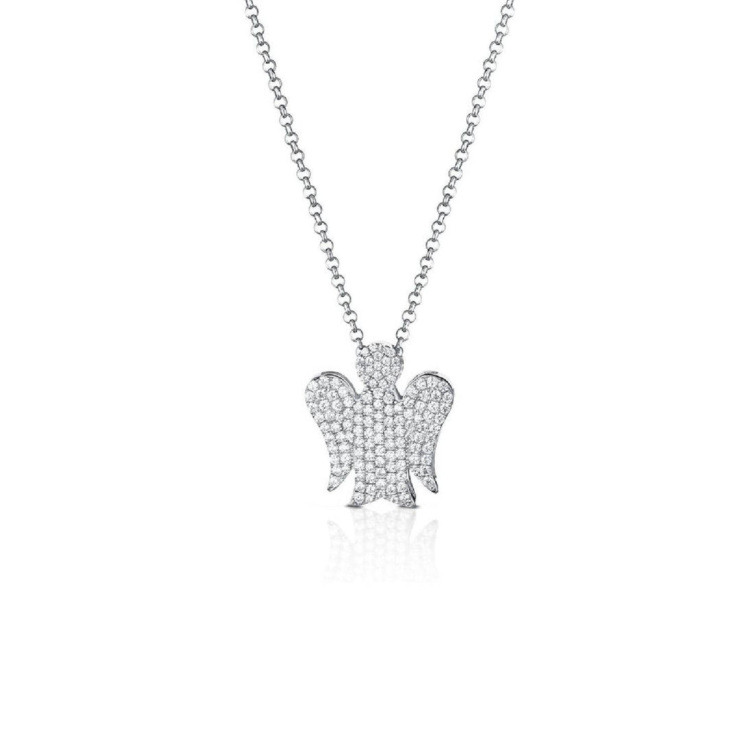 Collana Donna Argento 925 Roberto Giannotti Angelo Zirconi Pavè GIA355