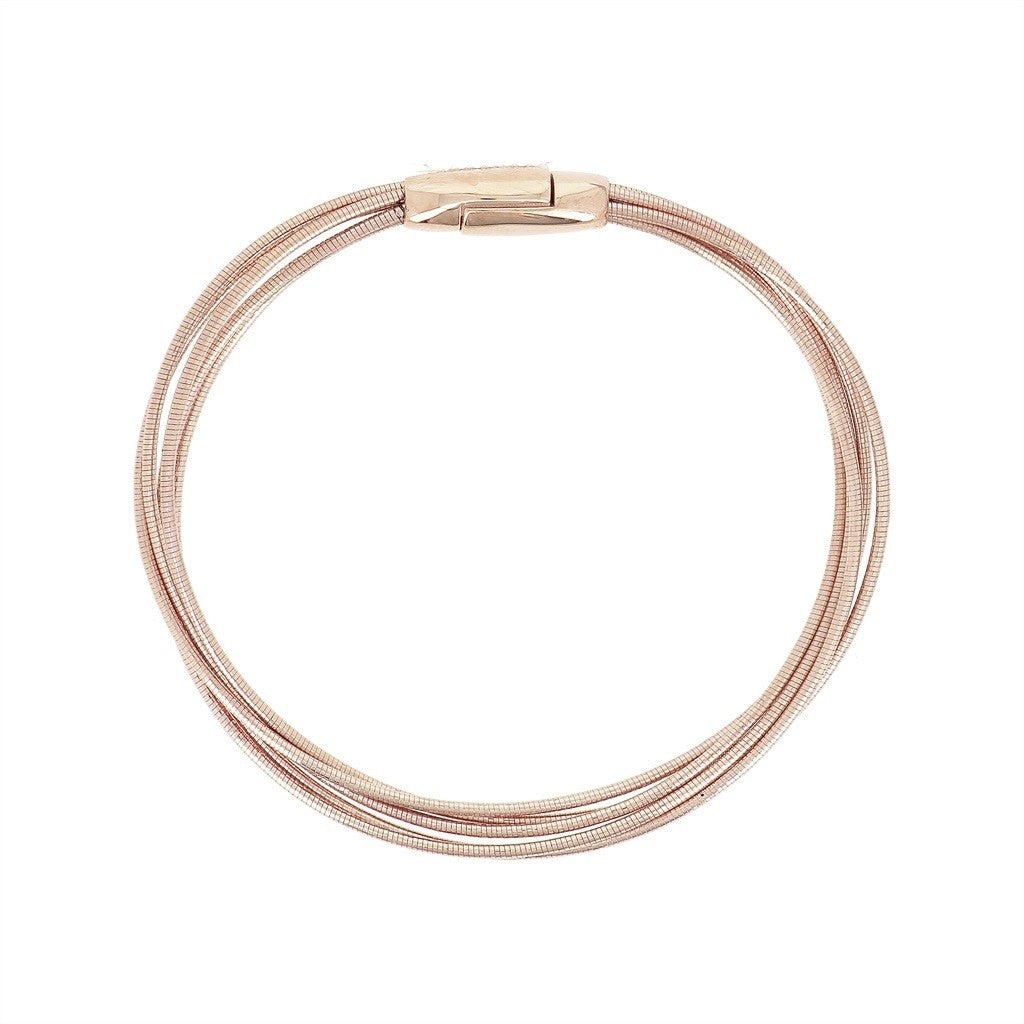 Bracciale Donna Pesavento Argento 925 Rosè Semirigido Multifilo WDNAB367