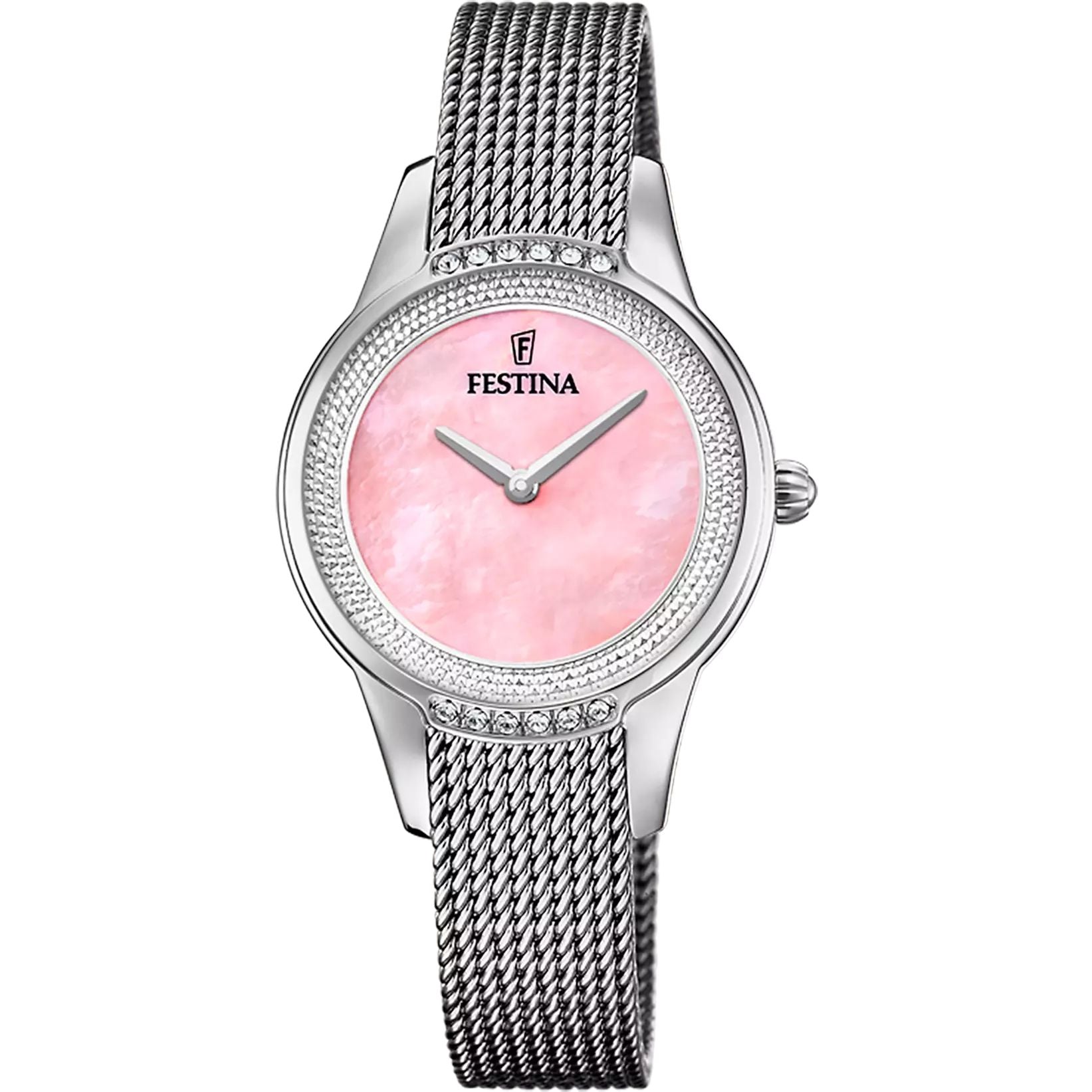 Orologio Donna Festina Madreperla Rosa Zirconi Bianchi F20495/5