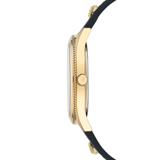 Orologio Uomo Versace By Versus Quarzo Solo Tempo Data Acciaio Dorato Pelle VSPZY0221