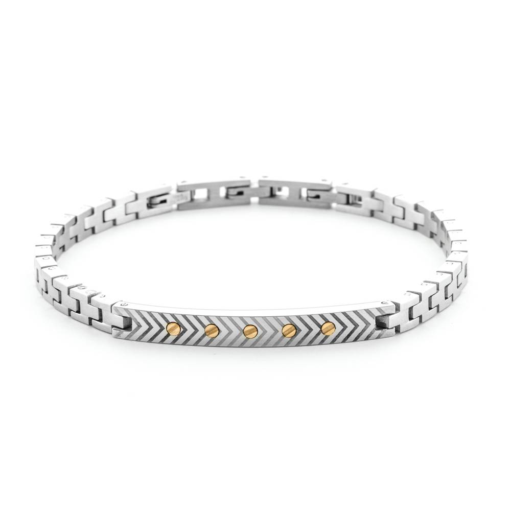 Bracciale Uomo 4US Cesare Paciotti Acciaio Oro 18kt 4UBR6937