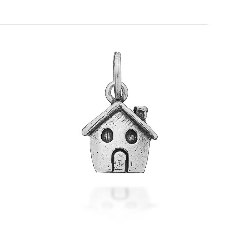 Charm Unisex Giovanni Raspini Argento 925 Casa Dolce Casa Realizzato A Mano 09344