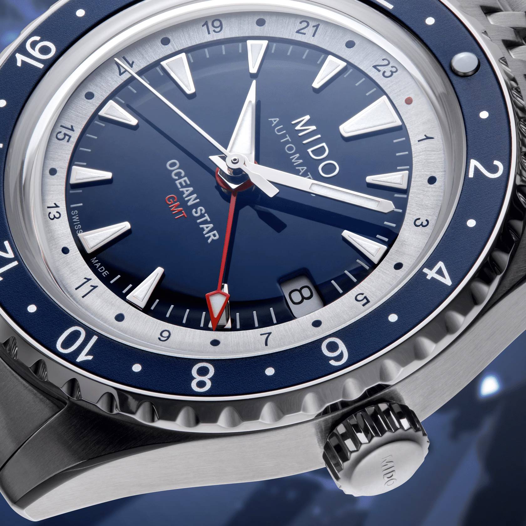 Orologio Uomo Mido Automatico Ocean Star GMT SPECIAL EDITION M02698291804100