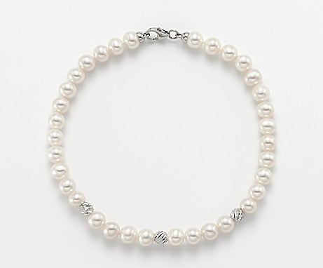 Bracciale Donna Mikiko Oro 18 Kt Perla fresh water 5-5,5 mm