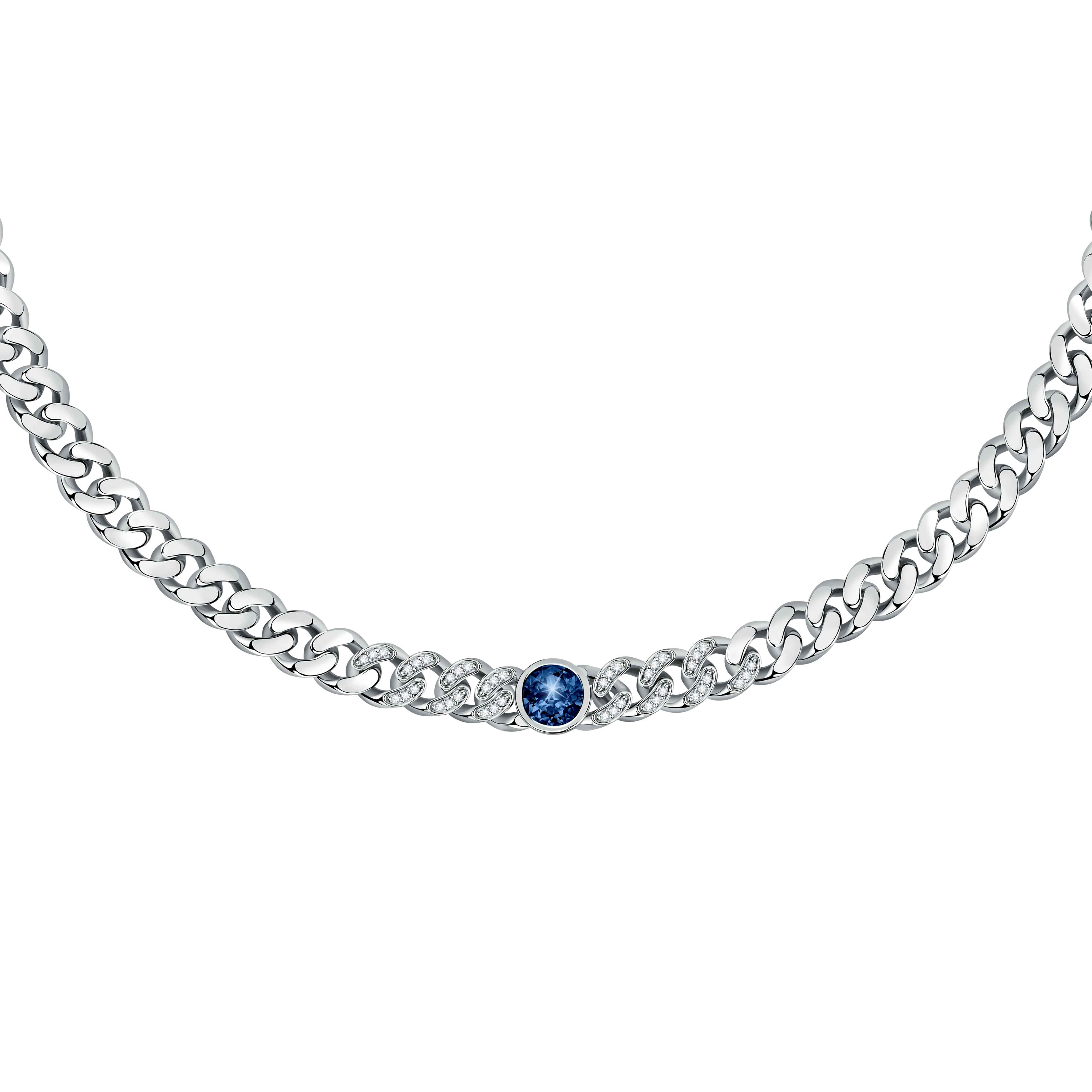 Collana Donna Chiara Ferragni Catena Groumette Zirconi Bianchi