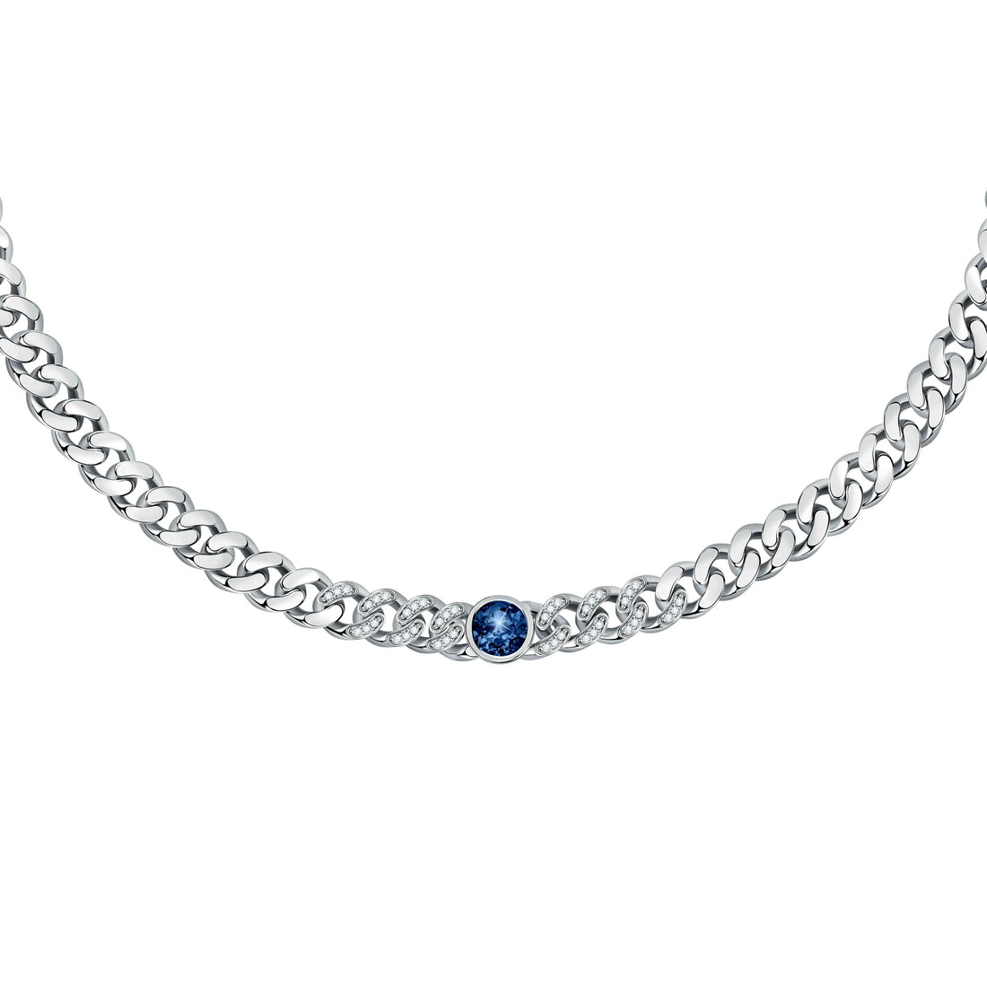 Collana Donna Chiara Ferragni Catena Groumette Zirconi Bianchi