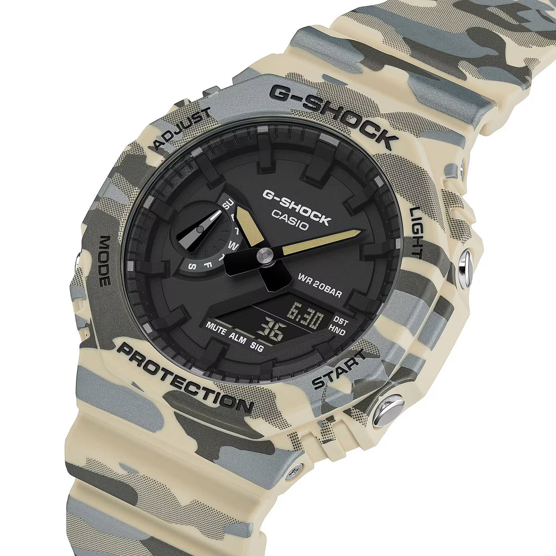 Orologio Uomo Casio G-SHOCK Camouflage Beige GA-2100CM-5AER
