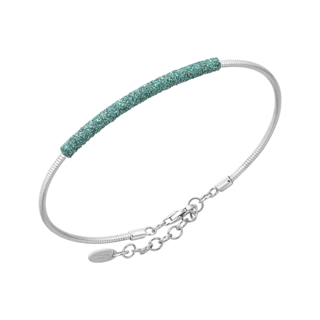 Bracciale Donna Pesavento Argento 925 Polvere Di Sogni Verde Amazzonia WPSCB003