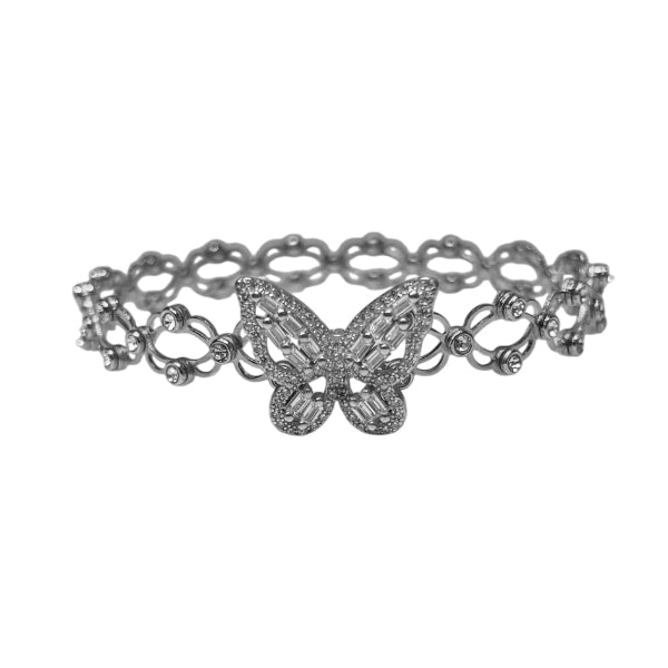 Anello-Bracciale Donna Re Mida Argento Estendibile Zirconi Fascia-4