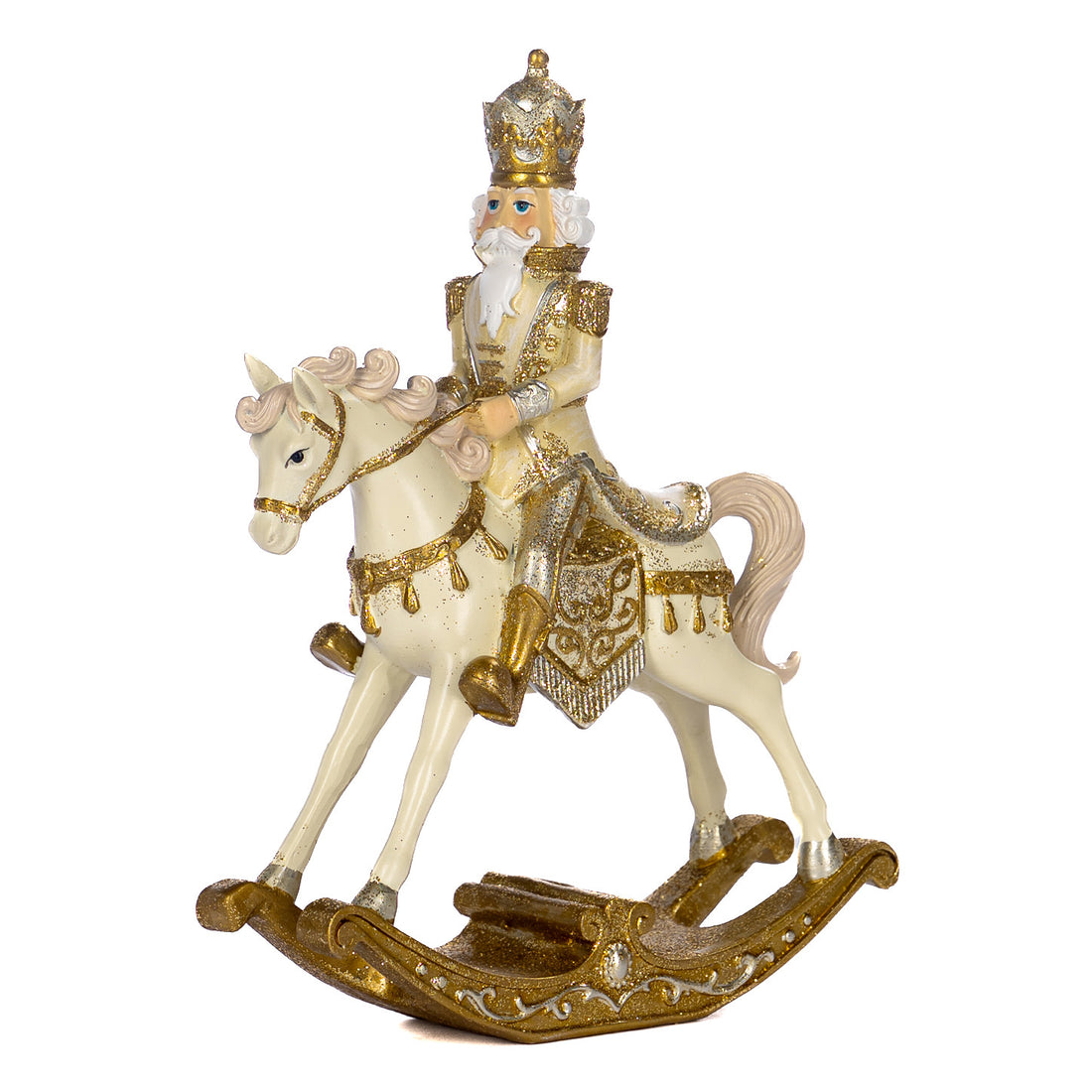 Schiaccianoci Goodwill Artigianale Cavallo A Dondolo Altezza 15 cm MC 38226