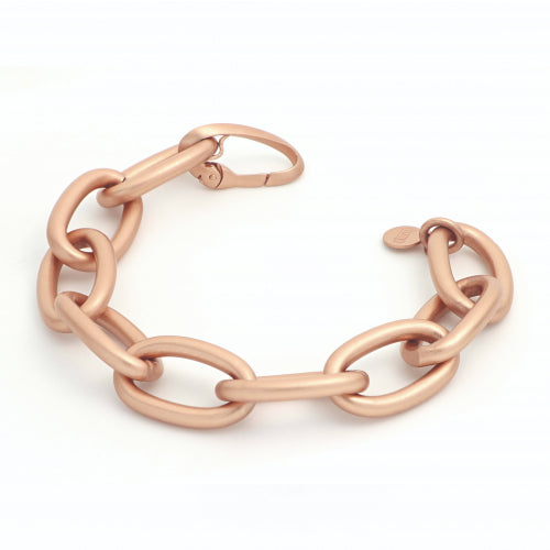Bracciale Donna Unoaerre 1AR Bronzo Satinato Rosato Maglia Forzatina 509984
