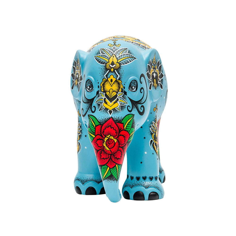 Scultura Elefante OnlyLux Gardnerfante 10 cm Resina Dipinto A Mano 8858831245532