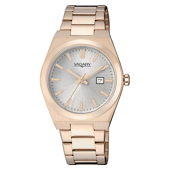 Orologio Donna Vagary Acciaio Rosè Quarzo Solo Tempo Data IU3-126-11