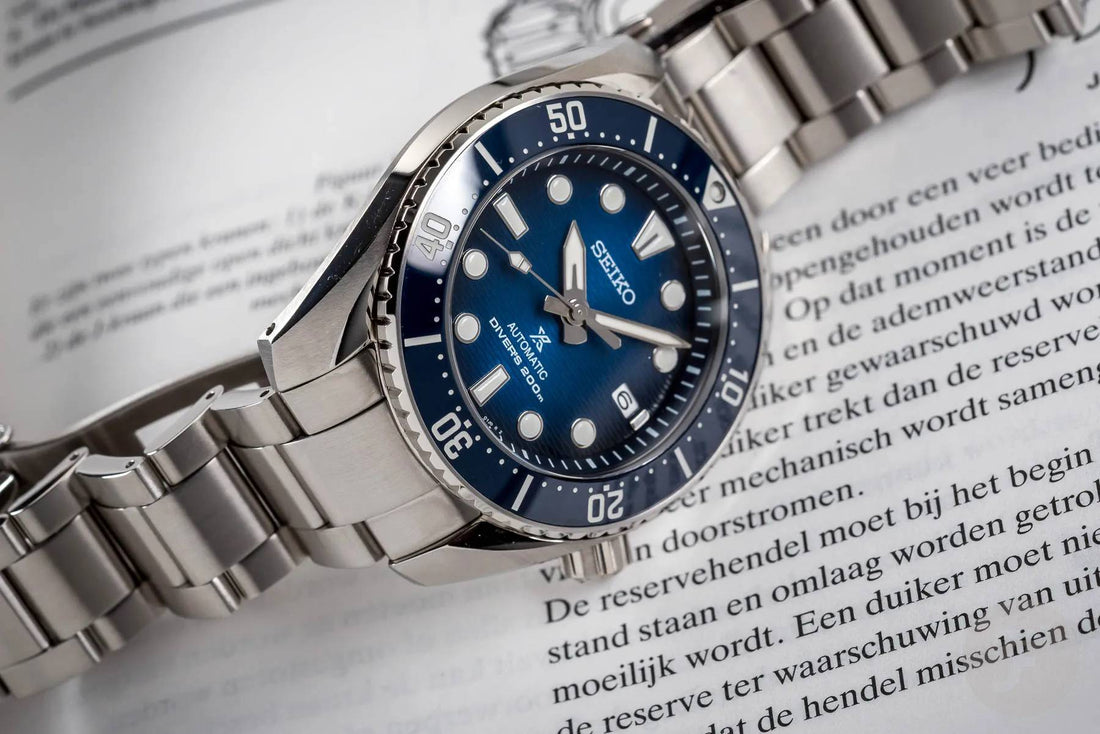 Orologio Uomo Seiko Prospex Automatico Premium Acciaio Data Nero SPB321J1