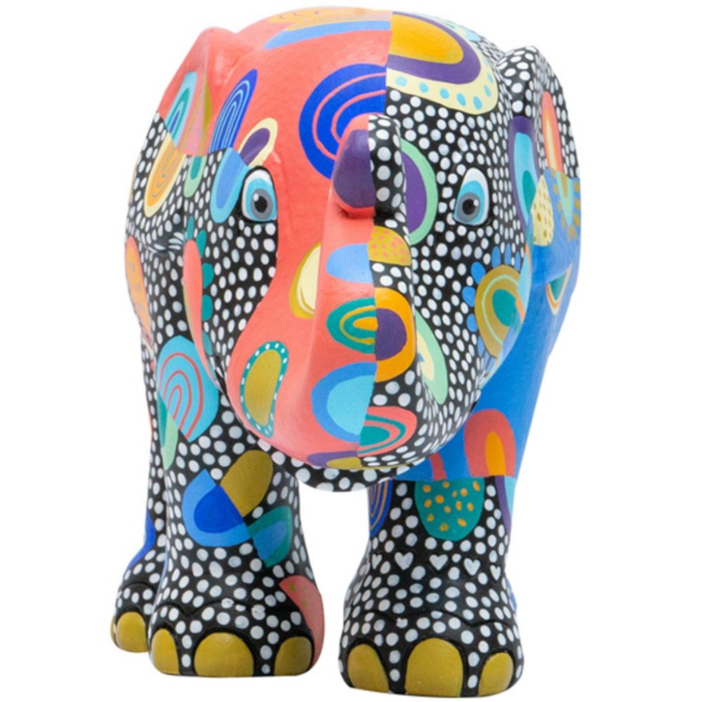 Scultura Elefante Onlylux Rocky Park 15 cm Resina Dipinto A Mano 8858831257122