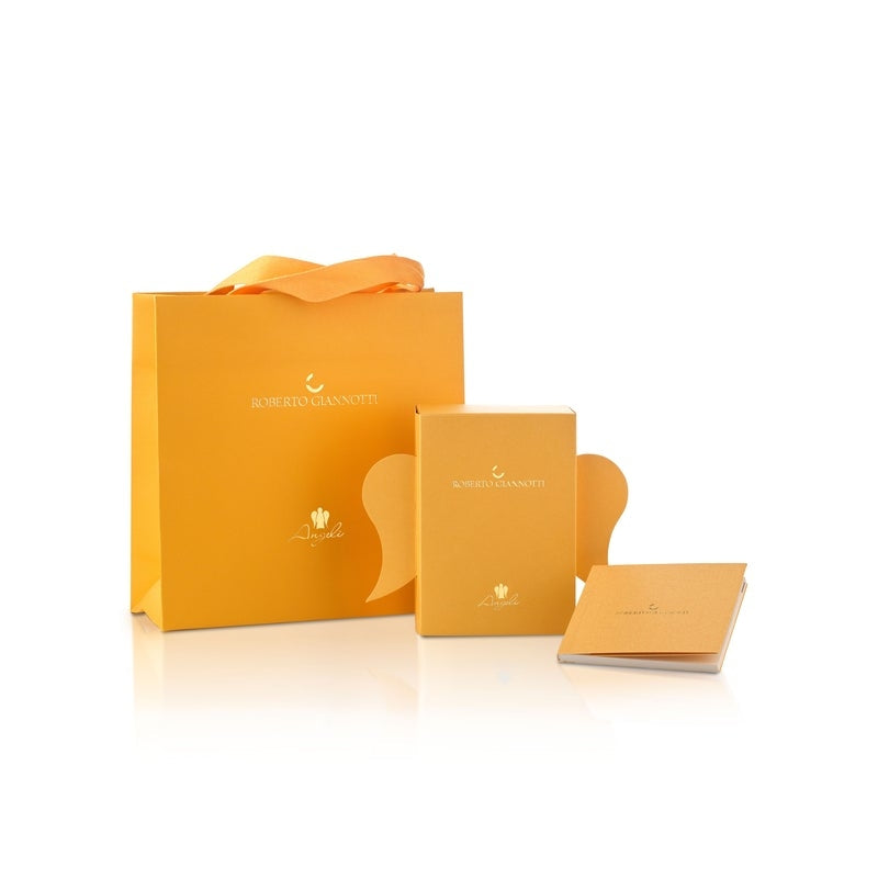 Bracciale Donna Argento 925 Roberto Giannotti con angeli e fiori con zirconi