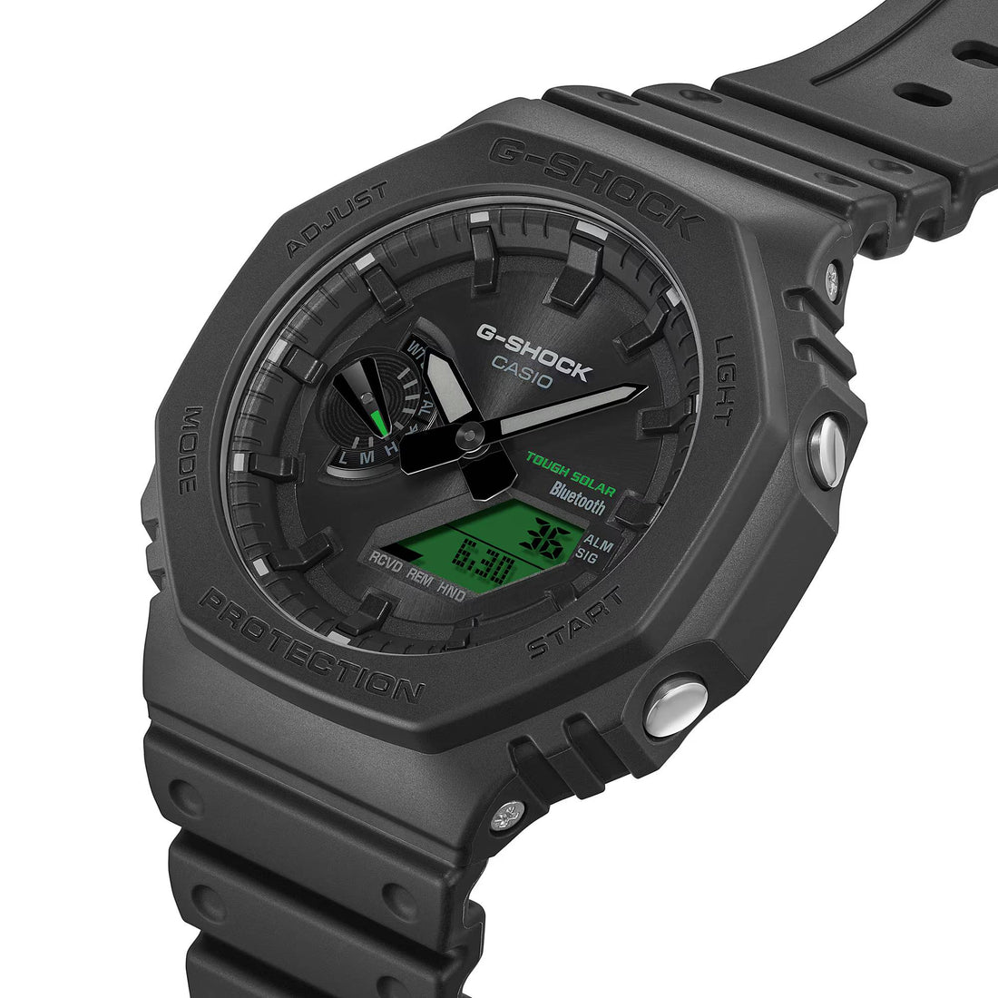 Orologio Uomo Casio G-SHOCK Tough Solar Nero Verde GA-B2100BEG-1AER