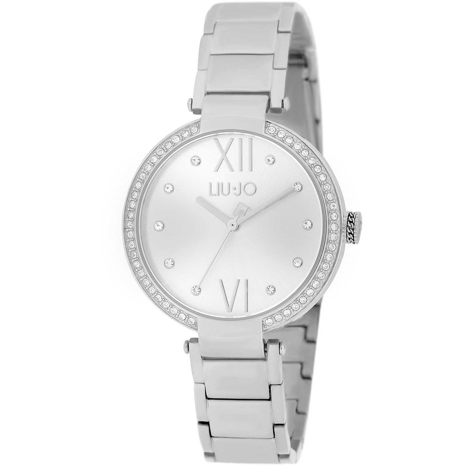 Orologio Donna Liu Jo Quarzo Solo Tempo Zirconi Bianchi TLJ2042