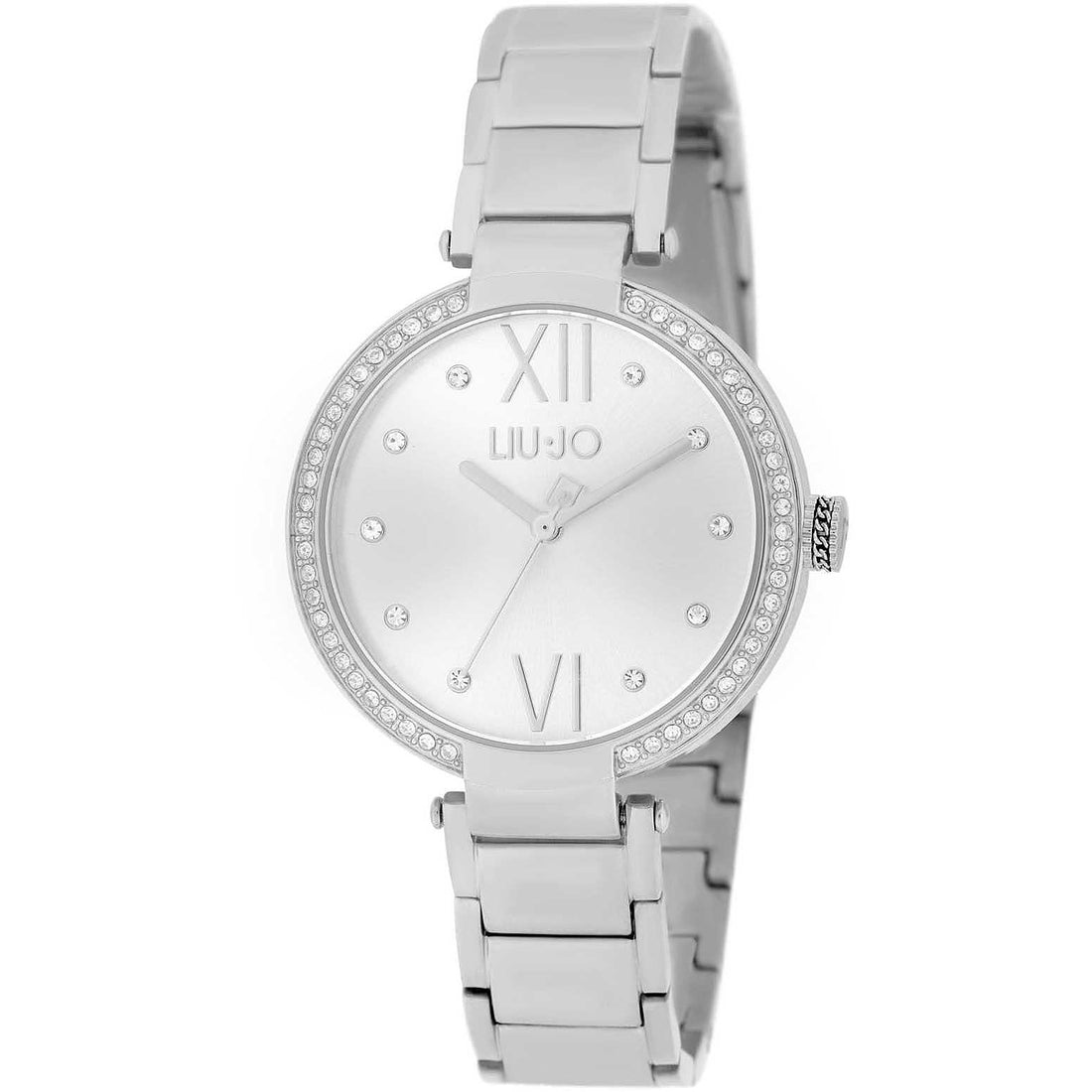 Orologio Donna Liu Jo Quarzo Solo Tempo Zirconi Bianchi TLJ2042