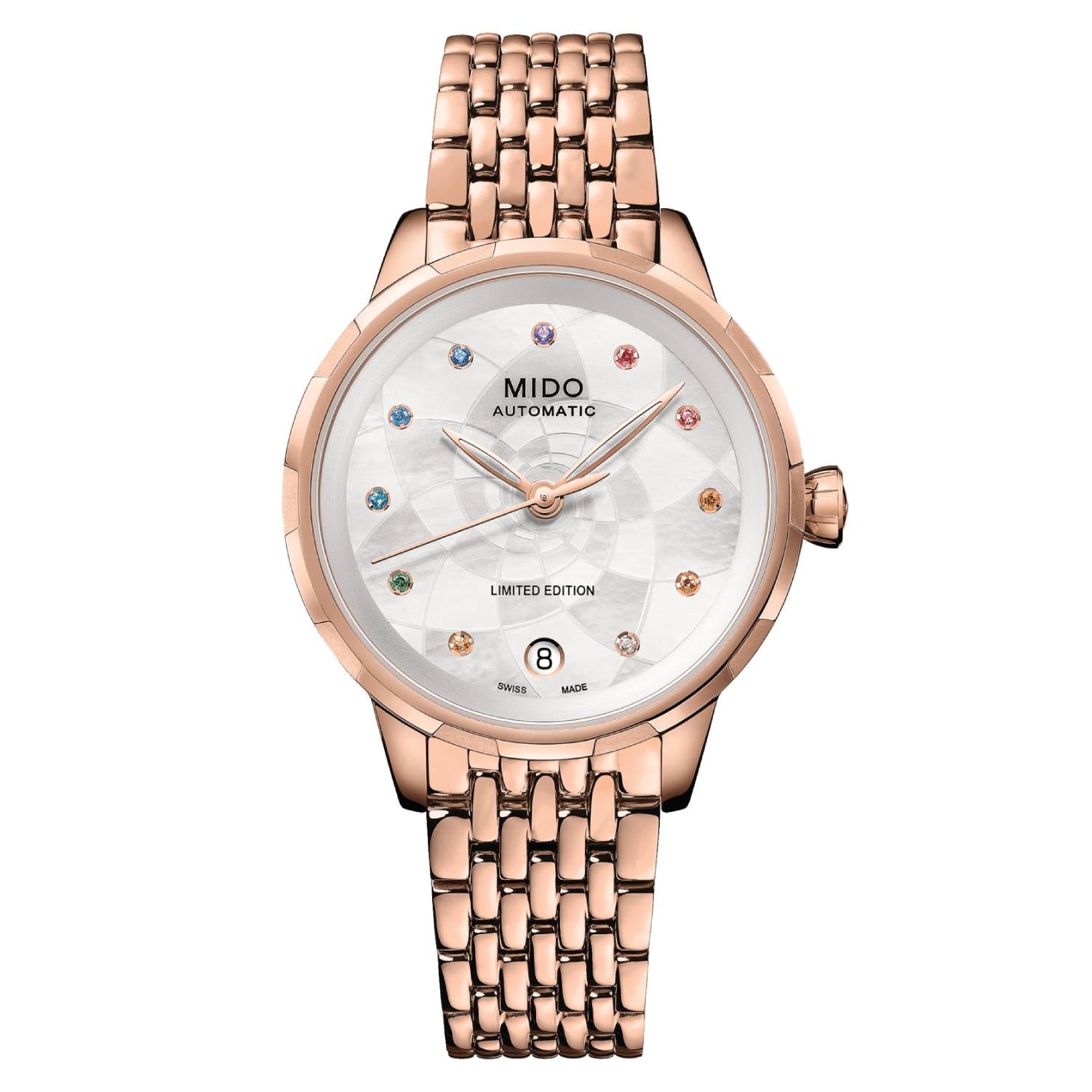 Orologio Mido Donna Automatico Limited Edition Madreperla Zaffiri M0432073310900